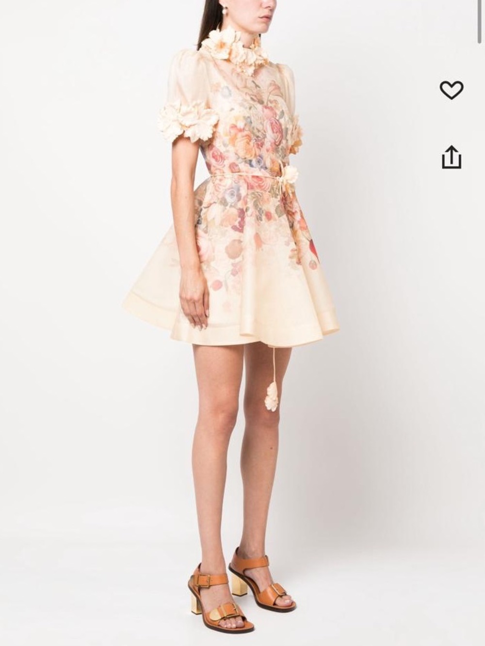 Zimmermann 3D flower 🌸print dress
